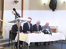 Podpis dohody o duchovní péči ve zdravotnictví 2019 Podpis dohody o duchovní péči ve zdravotnictví 2019