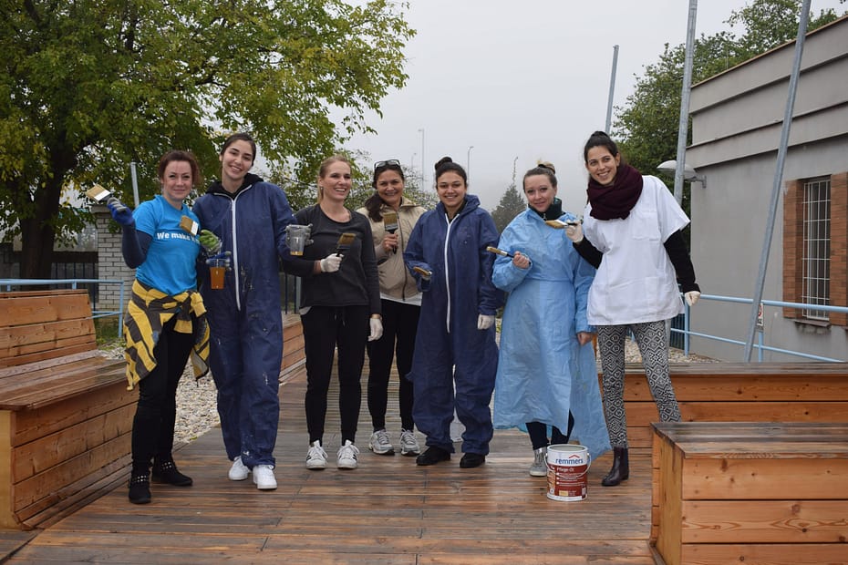 Natírání relaxační zóny