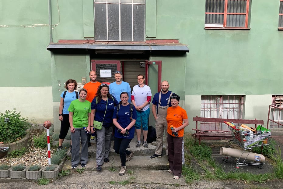 Dobrovolníci ze Skansky 26.5.2022