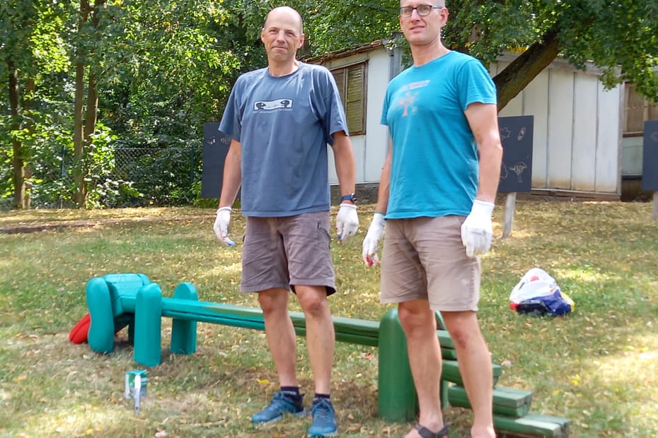 Dobrovolníci z CGI a dětské hřiště 12.7.2023
